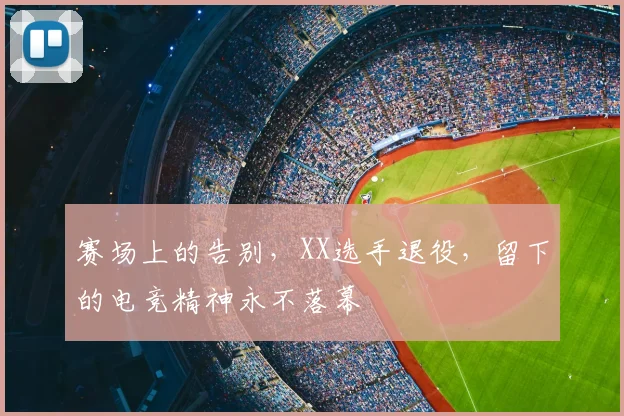 赛场上的告别,XX选手退役,留下的电竞精神永不落幕
